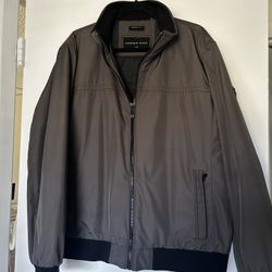 Andrew Marc Men’s Bomber Jacket (LArge, GRay)