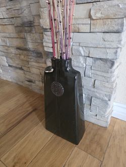 Vintage Asian Antique Vase.  17 Inches Tall.