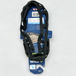 STABILicers Walk Removable Snow and Ice Cleats - Black Size Large 10.5-13
