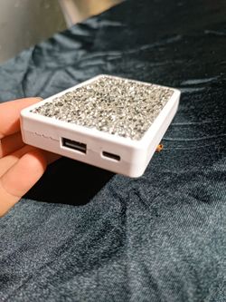 Rhinestone/Bling Portable Power Bank (External Battery Charger).