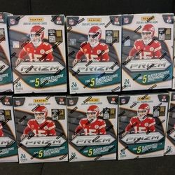 2025 PANINI PRIZM FOOTBALL NFL BLASTER BOX! - 10 BOX LOT! NEW FACTORY SEALED!