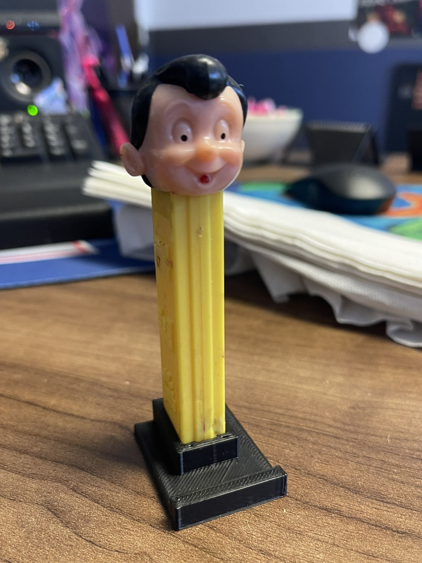 PEZ Dispenser No Feet Pinocchio Vintage Rare: Pat#3.9:Made In Austria: Missing Hat