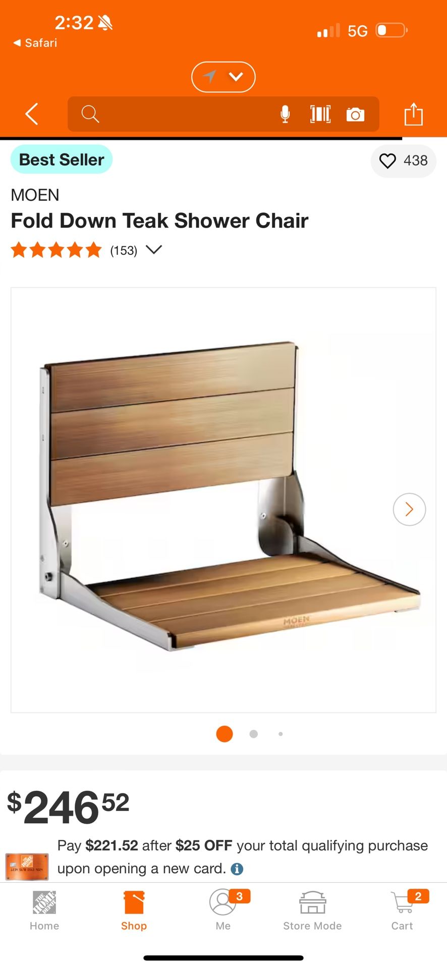 Moen Bath Safety Furniture Wood Home Care Teak Wood Aluminum