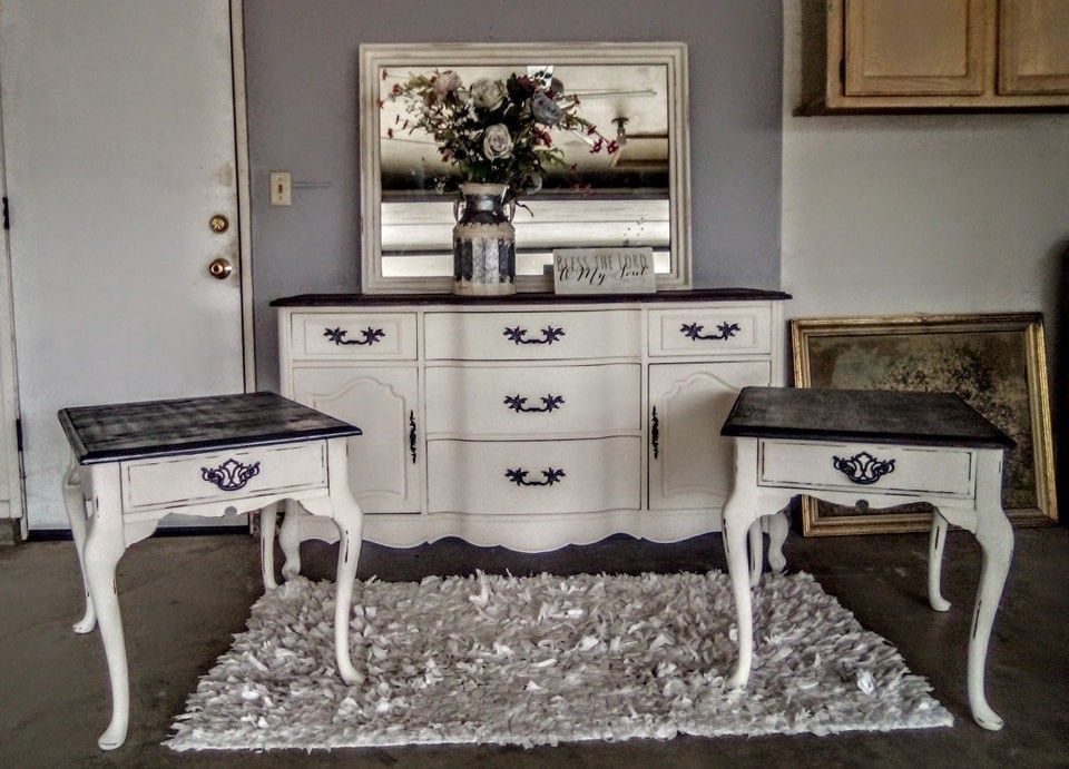 Classic Vintage Farmhouse Dressers, Buffets, Nightstands, Hutches, Mirrors, Etc