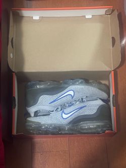 Nike VaporMax Flyknit Grey/Blue Size 9