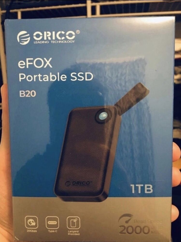 1TB Portable Solid State Drive NEW