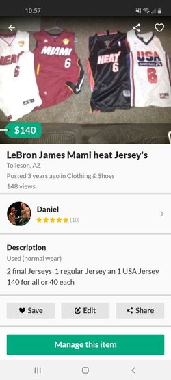 LeBron James jerseys