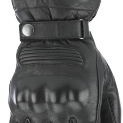 Highway 21 Radiant Gloves,Heated Leather Motorcycle Gauntlets 4 Men 100 Grams Thinsulate Insulalaion
