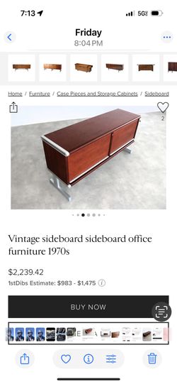 Vintage Sideboard Imported From Sweden 