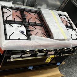 New ILVE Majestic II 48” Dual Fuel Range Glossy Black 