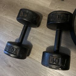 Vintage York Dumbbell 