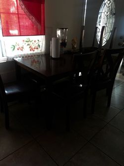 Wood dining table SET