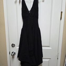 Mid Black Cotton Sundress