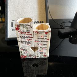 Memorial candle holders