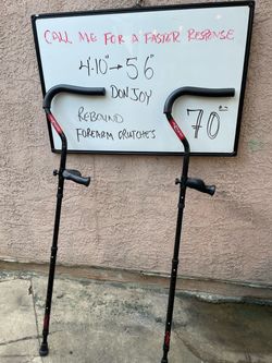 DonJoy Rebound Forearm Crutches Pair