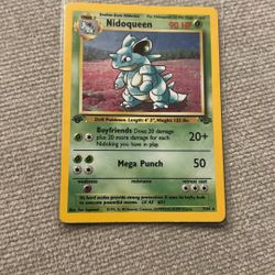 Pokemon Nidoqueen 1st Edition 