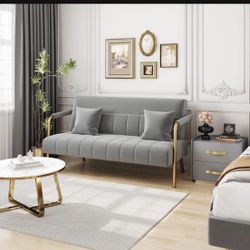 Modern Velvet Small Sofa - 615503