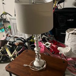 White Table Lamp 