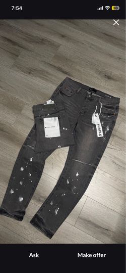 purple jeans