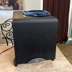 Klipsch 10” Powered Subwoofer With 20’ Monster Cable 