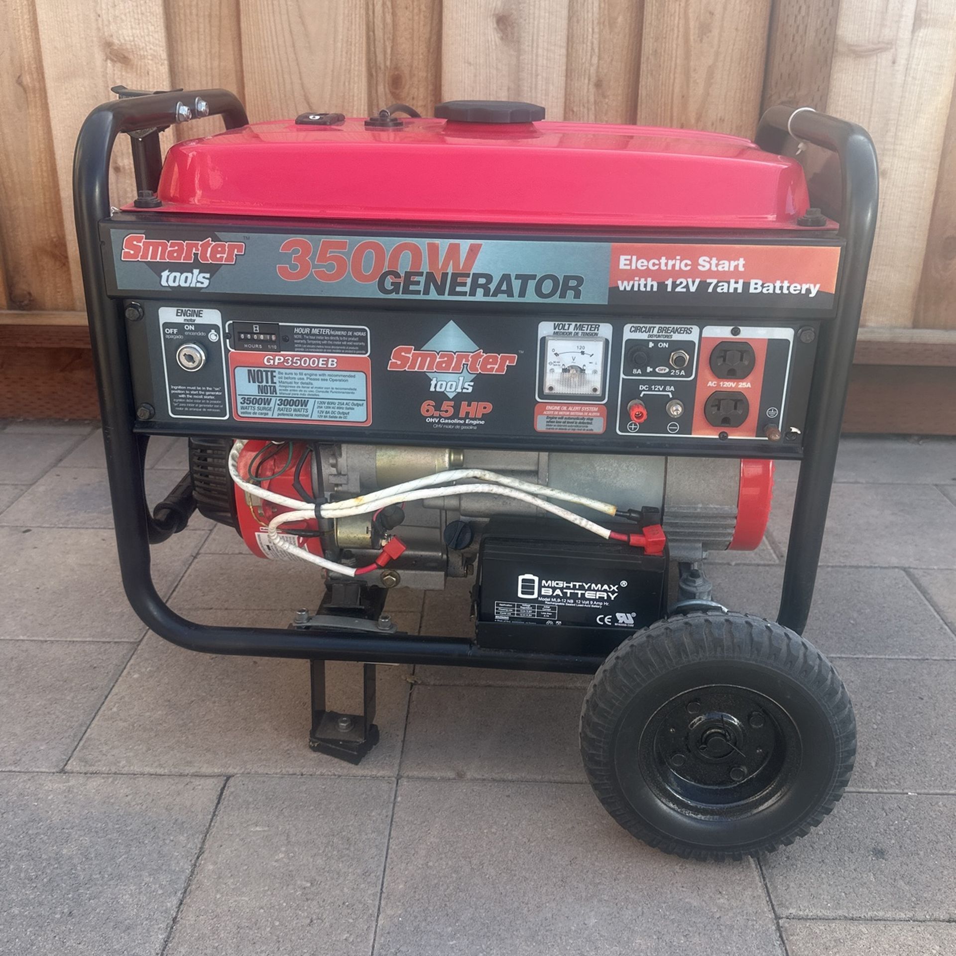 Portable 3500 W Gas Generator