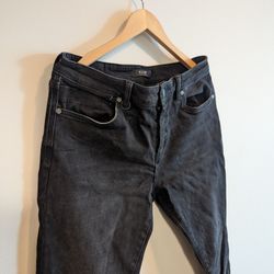 NEUW Ray Tapered Jeans - Black, 32 x 34, Like-new