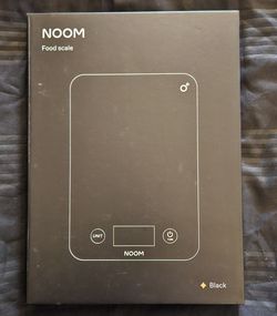 Noom black Digital Food Scale new in box
