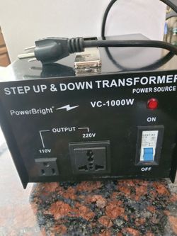 PowerBright VC-1000W Heavy Duty Voltage Transformer