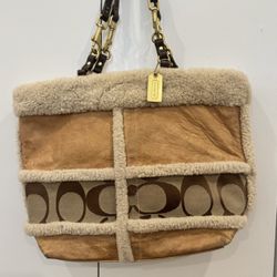 Vintage Coach Leather Bag