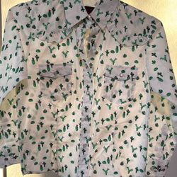 Girls Cactus Western Shirt
