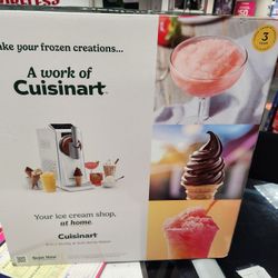 Cuisinart 6 In 1 Slushy & Soft Serve Ice Cream Maker