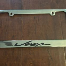 Jeep Design License Plate 