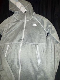 North face  Gray zipper