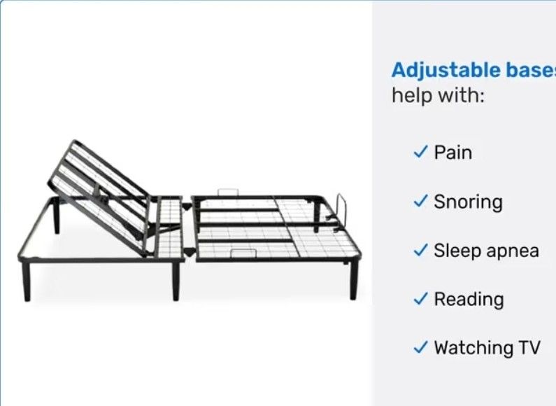  California King Adjustable Bed Base – Opened, Never Used – $200 OBO
