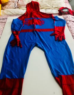 Spider-Man Costume with Mask and Gloves