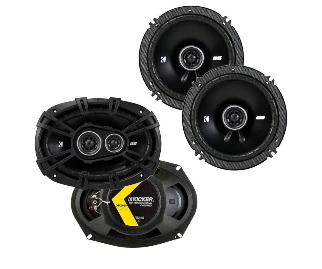 KICKER 43DSC69304 D Series 6x9 Inch 360 Watt Way Dual Speakers