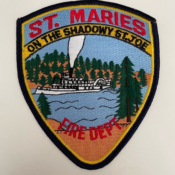 ST MARIES IDAHO ID Fire Patch EMS Rescue Public Safety PADDLE WHEEL STEAM SHIP