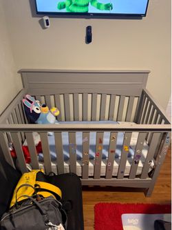 Crib,baby wipes and etc