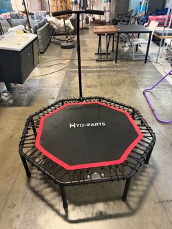 New 48” Rebounder Exercise Trampoline with Bungee Cords 550 lbs capacity