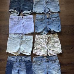 Girls Shorts, 6Y  $25 for all 8