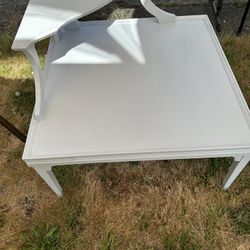 Vintage Coffee Table Light Gray