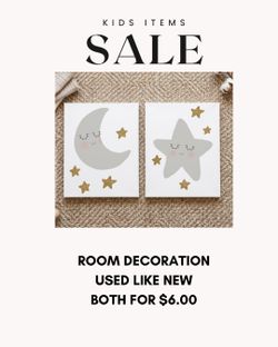 FRAMES DECORATION FOR BABY ROOM