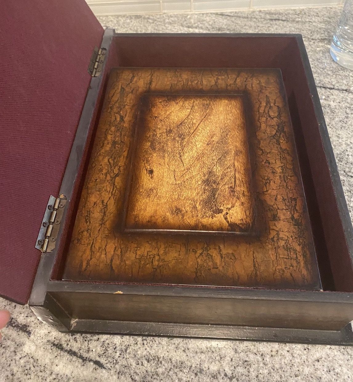 Set Of Two Decorative Storage Boxes Look Like Books