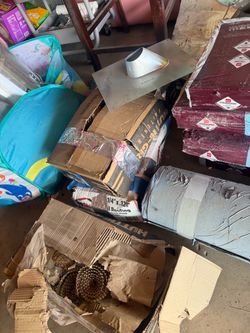 Roofing Supplies Lot with Nails and Shingles