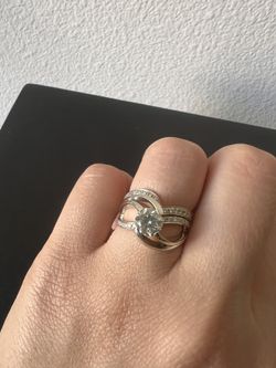 Engagement & Wedding Ring Set 