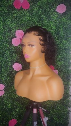 Water wave pixie wig