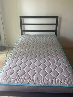 Bed frame and mattress