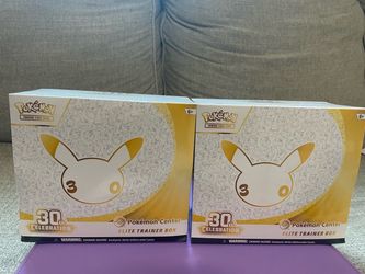 Pokémon TCG POKEMON CENTER 30th Celebration Elite Trainer Box (x2)