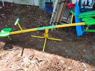 Price is firm.. children's seesaw