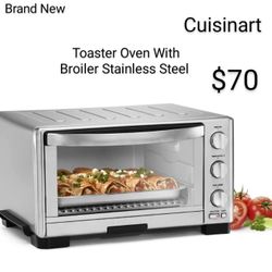 Brand New Toaster Oven With Broiler By Cuisinart Stainless Steel 